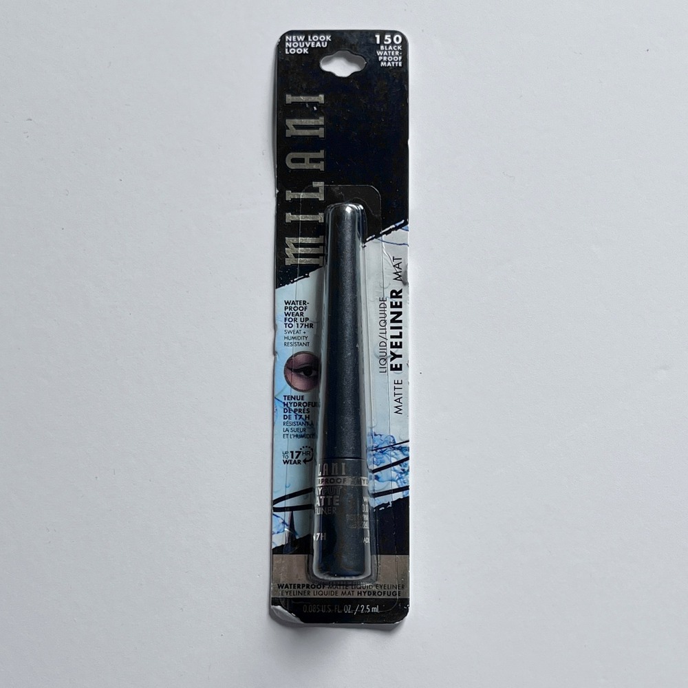 Milani Stay Put Matte Liquid Eyeliner 0.085oz 150 Black Waterproof Matte - Picture 1 of 3